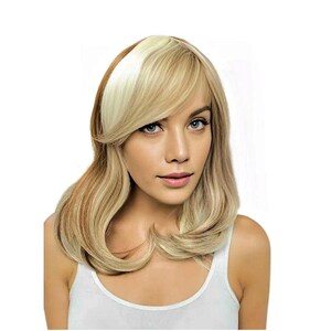Platinum and Ash Blonde Bob with Bangs Realistic Heat Resistant Wig With Bangs