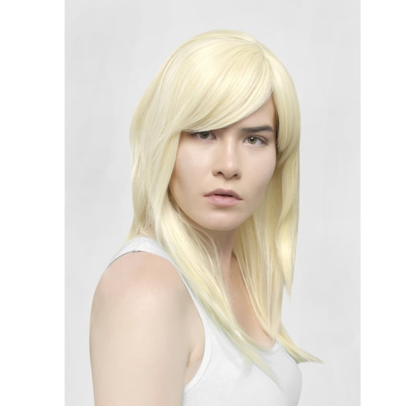 Realistic platinum blonde wig online