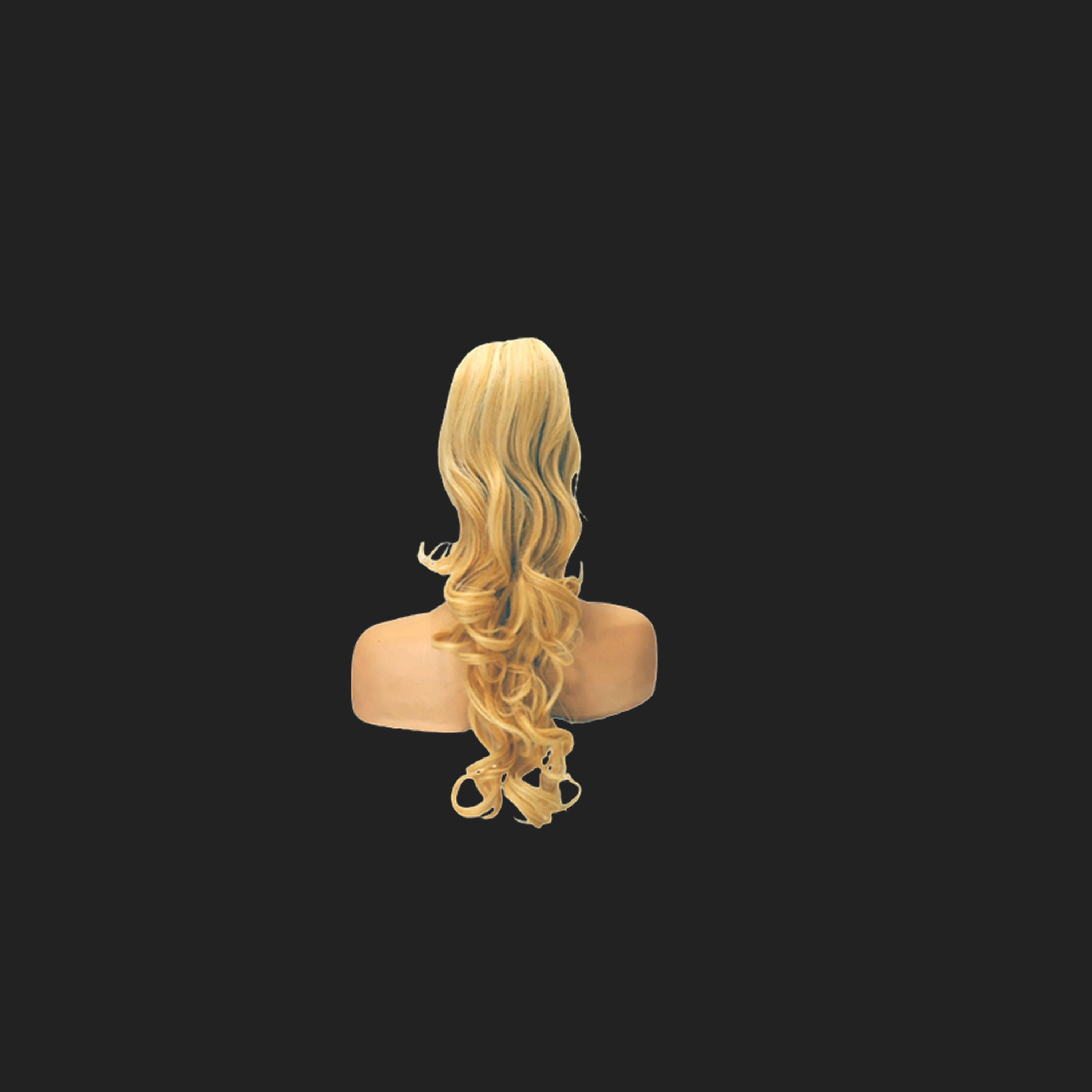 High Pigtail Hair Extension (blonde) - Roblox