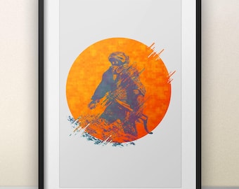 Runner - 11x17" Glossy Print - Vaporwave Aesthetic Art