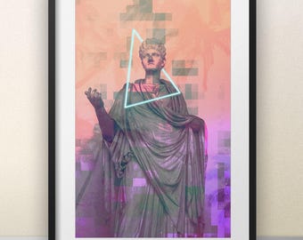 Somber - 11x17" Glossy Print Vaporwave Aesthetic Art