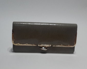 1912/13 wallet/purse in Sterling silver/leather by Frederick Wich