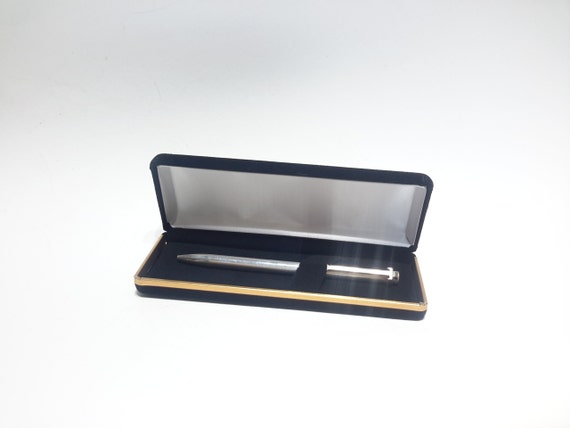 1960s Tiffany & Co Sterling Silver T Clip Ballpoint Pen With New