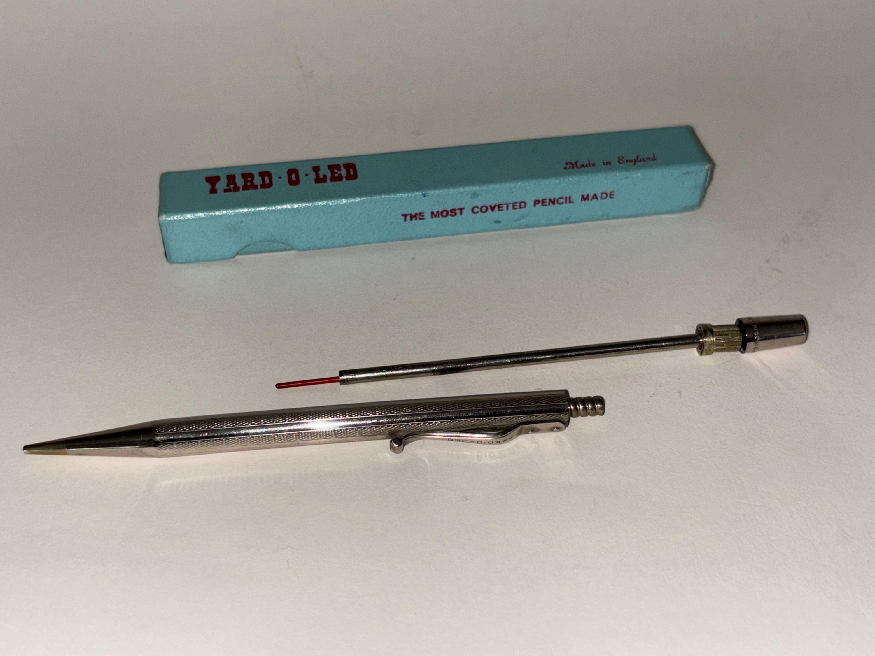 1960s Aristocrat Platinine PENCIL by Yard O Led With Original Box