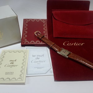 Vintage Cartier Argent 925 Sterling Silver and Gilt Must De - Etsy