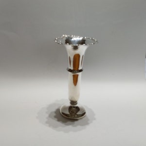 1924 Sterling Silver Flute vase