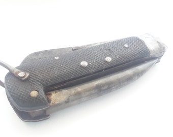 WW2 army jack knife with spike made by VISCO Italian military issue