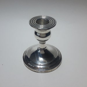 1921 English Sterling Silver candlestick candelabra by S Blanckensee & Son Ltd