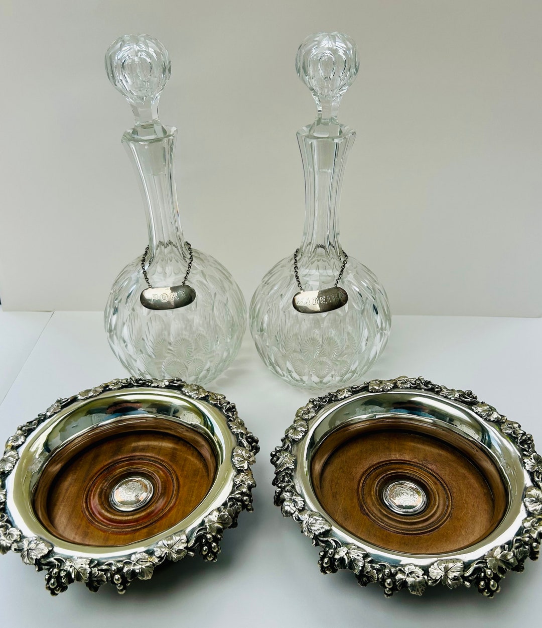 12 Sottobicchieri tondi in argento - Oroshop