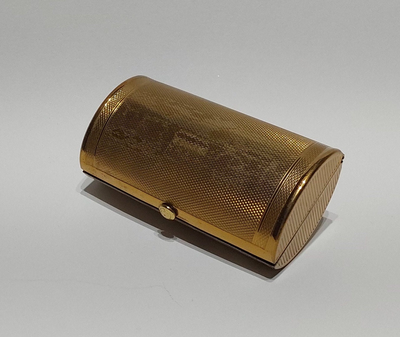 KIGU Vintage Compact Round Gold Tone - Etsy Canada