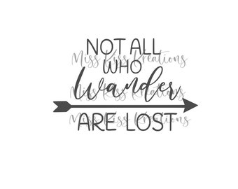 Not All Who Wander Are Lost Antiques SVG Digital Download - Etsy