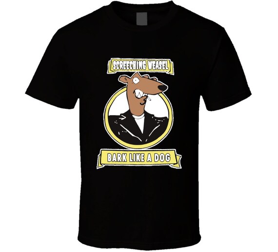 Screeching Weasel Bark Like A Dog Vintage 90s Tour T Shirt Etsy