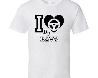 I Love My Rav 4 Auto Liebhaber T Shirt CoolEs Shirt Tolles Geschenk T Shirt