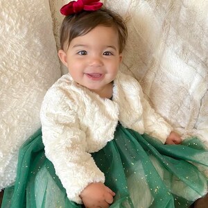 Girls feather shrug hot sale
