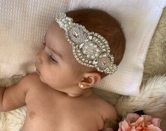 christening baptism headbands