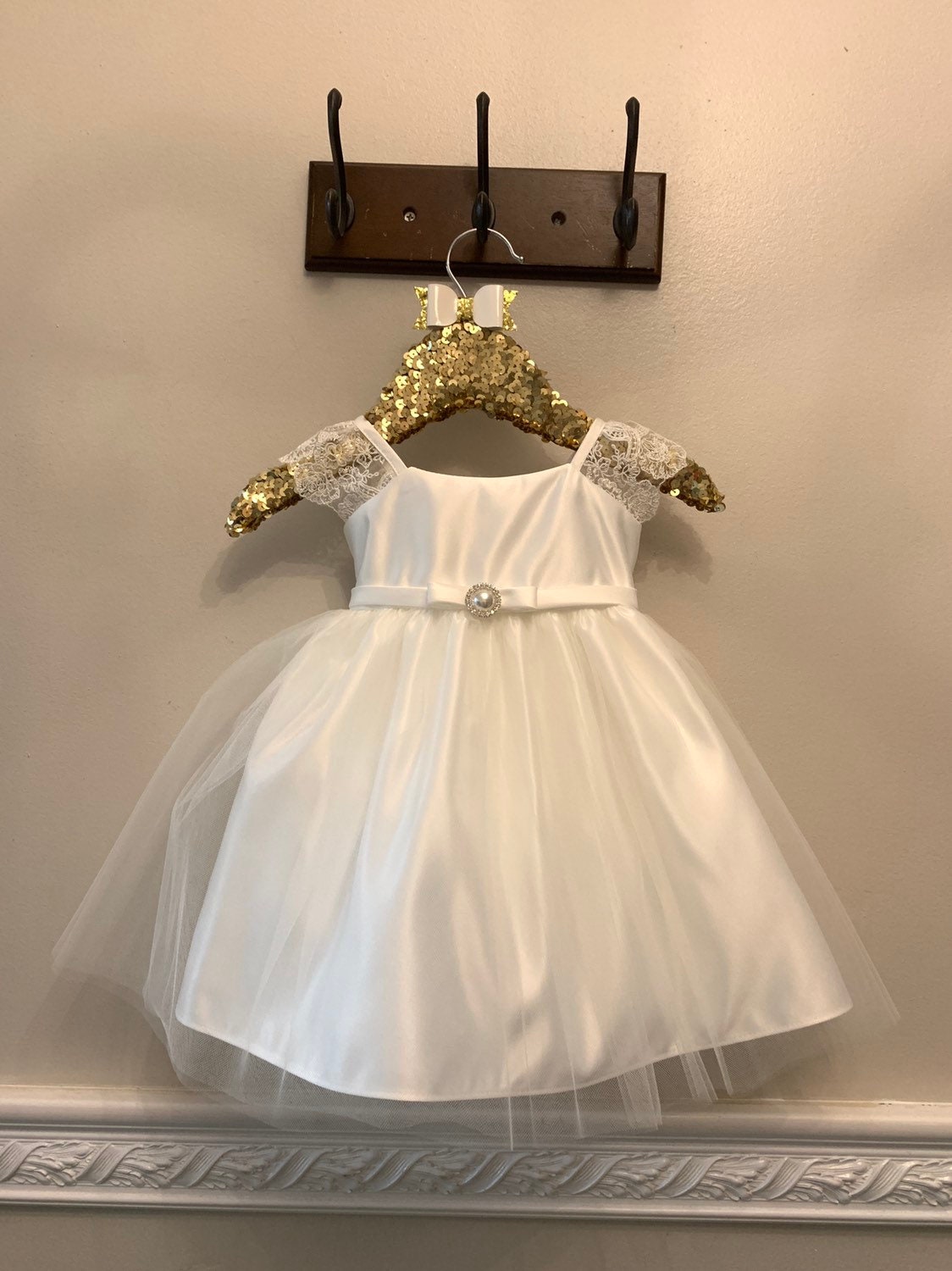 Pink Vintage Flower Girl Dress Blush Pink Baby Girl Dress Etsy