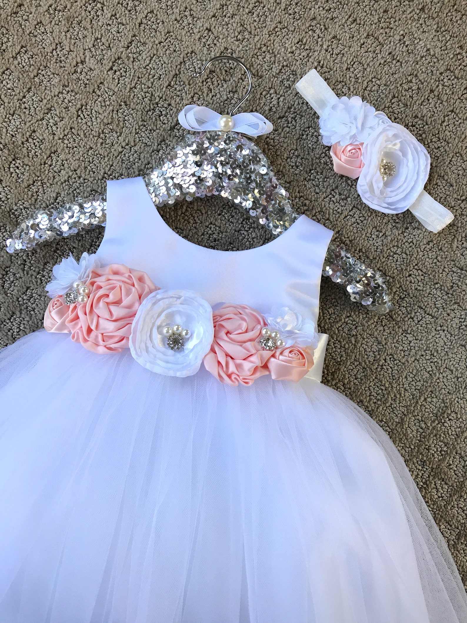 Baptism Dressbaby Girl Dresschristening Dress White Baby Etsy