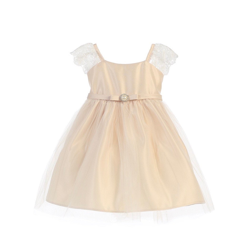 Pink Vintage Flower Girl Dress Blush Pink Baby Girl Dress Etsy