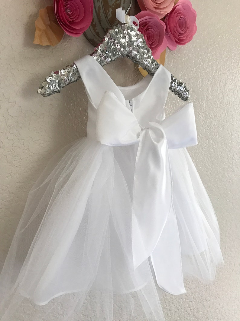 Baptism Dress Christening Dress White Baby Girl Dress Etsy