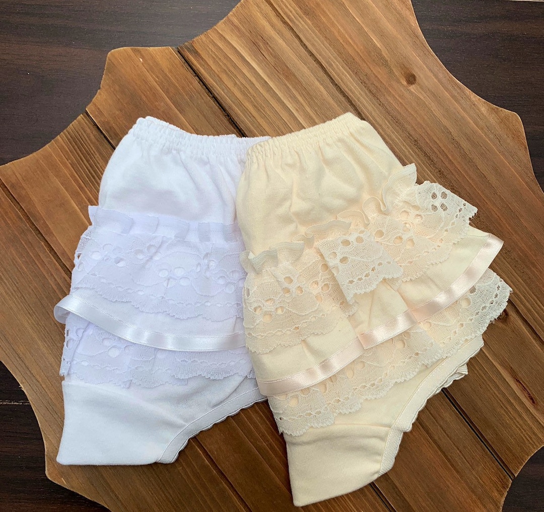 Baby Bloomer Baby Diaper Cover White Baby Bloomer Ivory Baby Bloomer