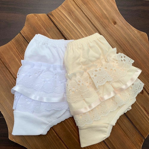Baby Bloomer Baby Diaper Cover White Baby Bloomer Ivory Baby Etsy