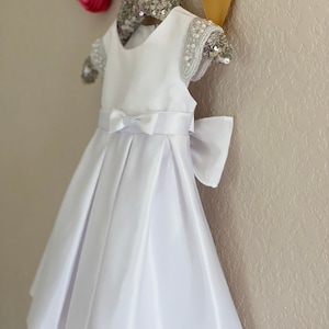 Vintage Christening Dress Baby Girl Baptism Dress White baby girl dress white baptism dress White Christening Dress Baby Girl Dress 画像 4