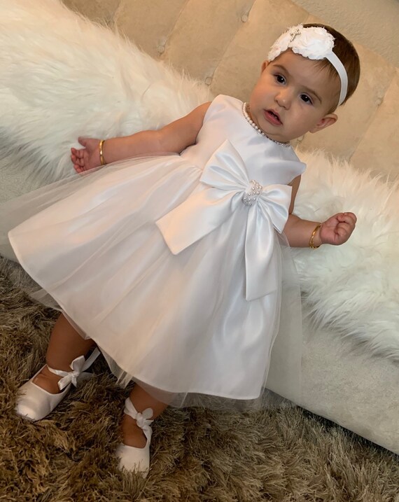 Vintage baptism dress top
