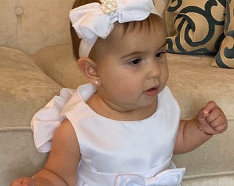 Pearl Headband Baby Etsy