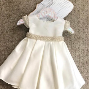 Vintage Baptism Dress Satin Baby Girl Baptism Dress White baby girl dress white baptism dress White Christening Dress satin Baby Girl Dress