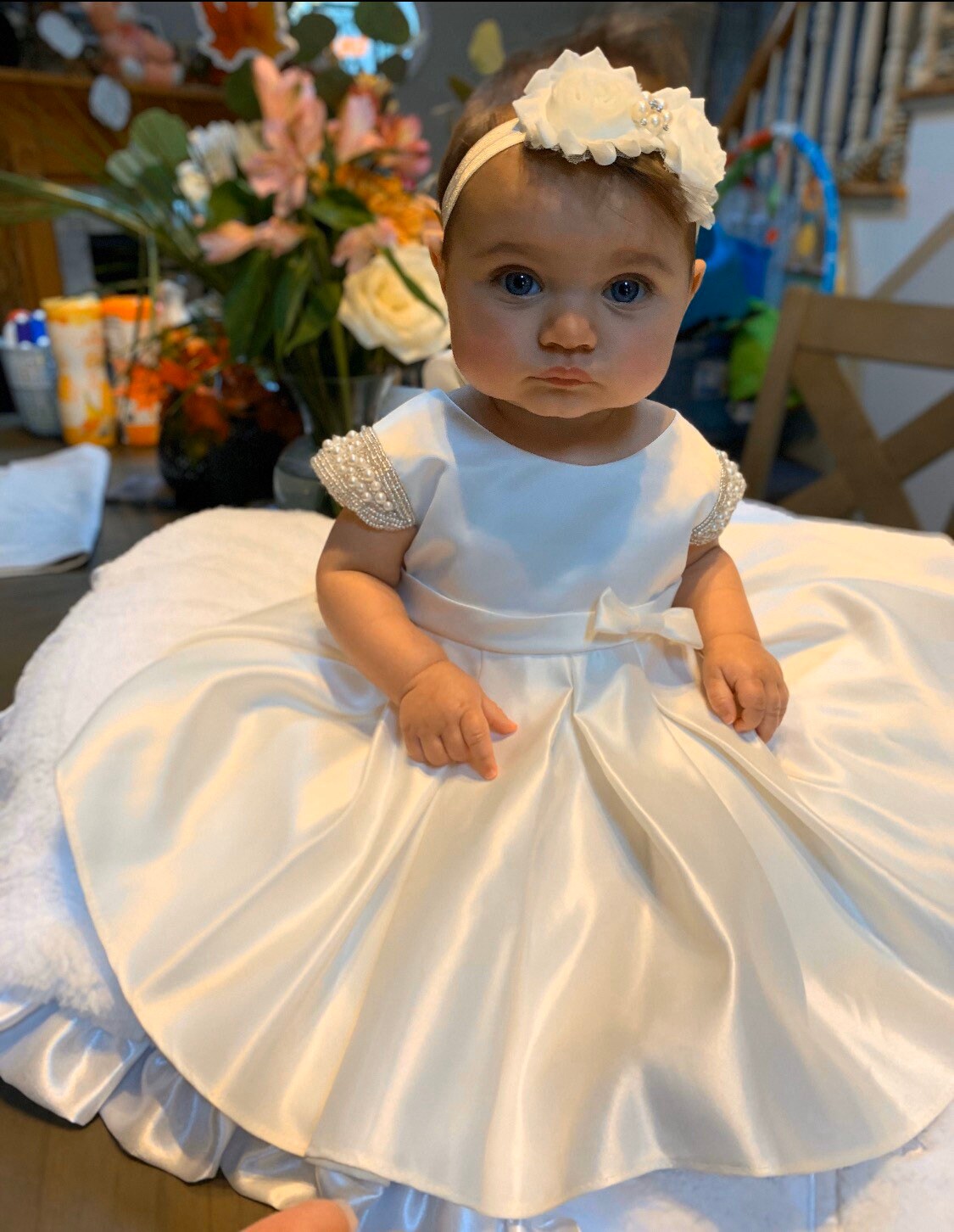 Baby Girl Virgin Mary White Christening Dress Sz 6 Dinkes depok go id Baby Girl Virgin Mary White Christening Dress Sz 6 Dinkes depok go id