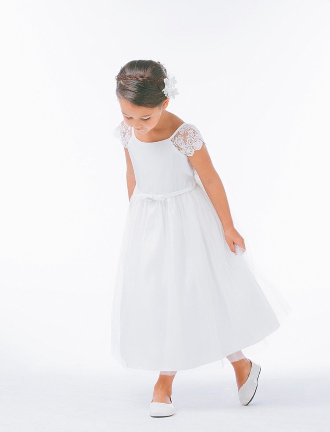 Pink Vintage Flower Girl Dress Blush Pink Baby Girl Dress Etsy