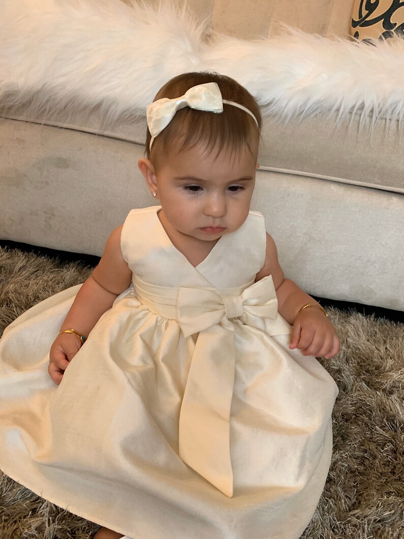 Baptism Baby Dress Pearl Baby Girl Dress Christening Gown - Etsy