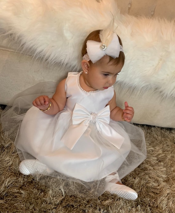 baby girl baptism outfit