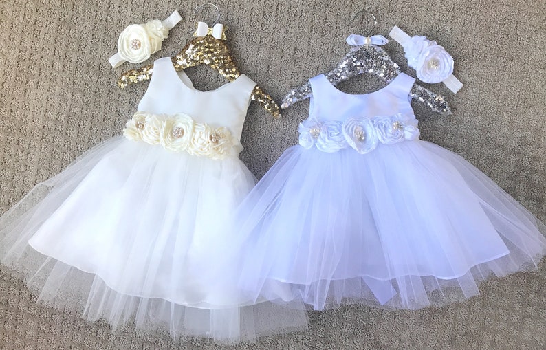 Baptism Dressbaby Girl Dresschristening Dress White Baby Etsy