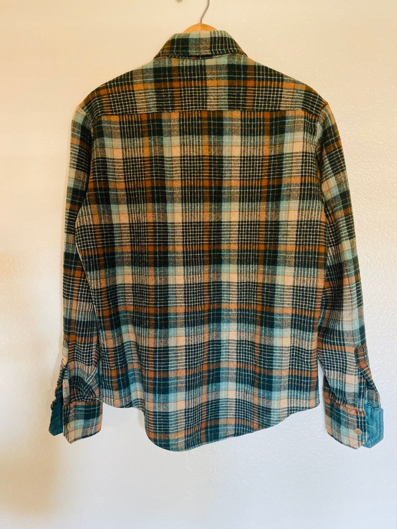 Vintage Green Flannel