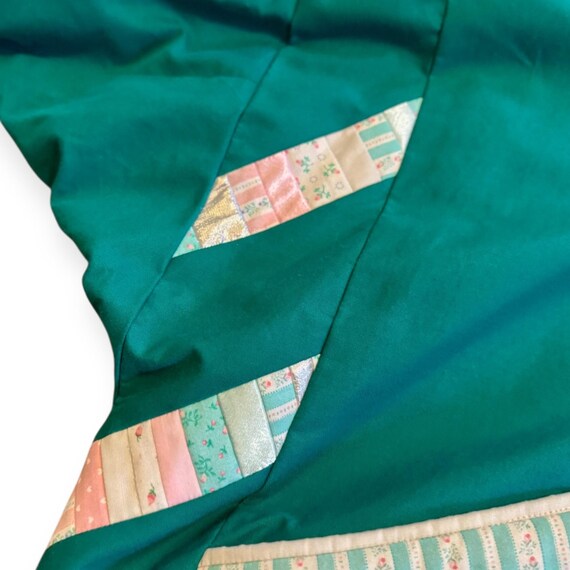 Vintage 1980s Handmade Patchwork Windbreaker – Em… - image 6