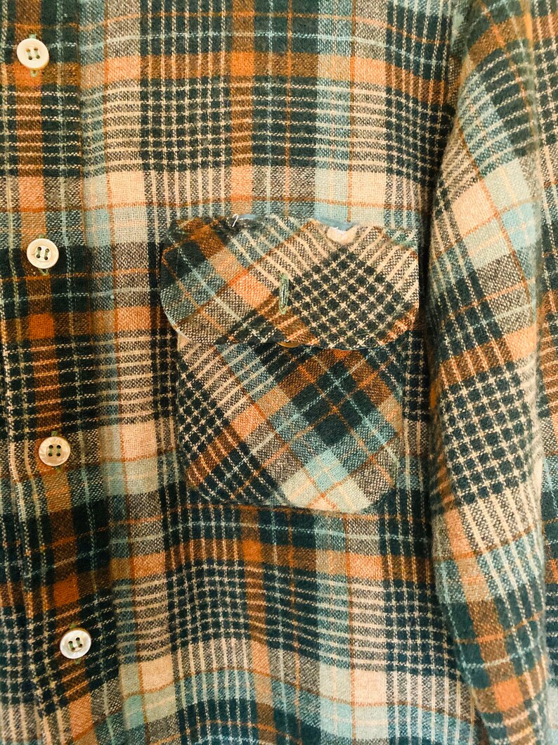 Vintage Green Flannel