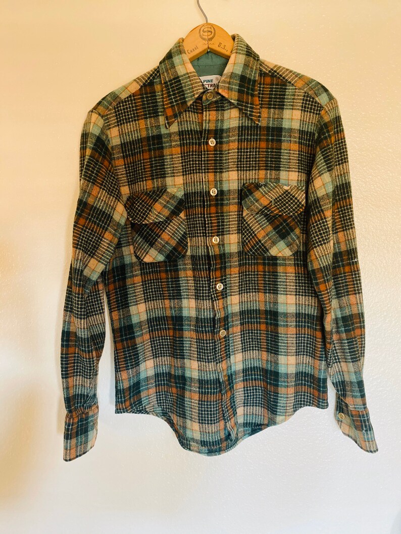Vintage Green Flannel