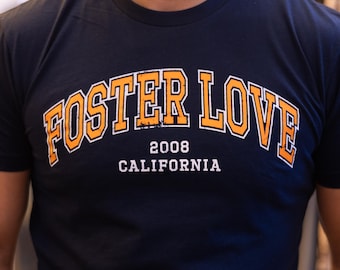 Foster Love University Shirt – Navy College Tee for Foster Care Awareness