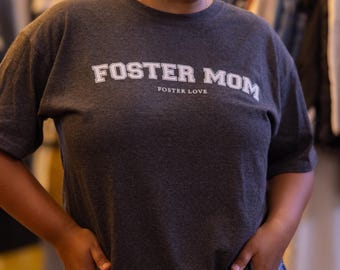 Foster Mom Shirt – Soft Heather Tee for Foster Mothers