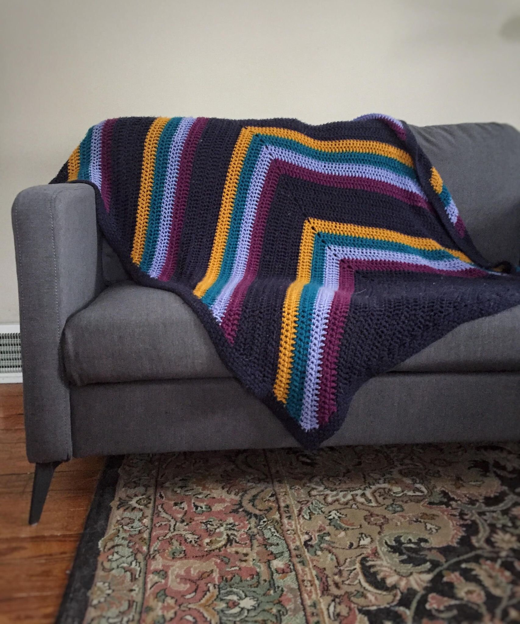 CROCHET PATTERN the Summer Nights Blanket Crochet Blanket Etsy