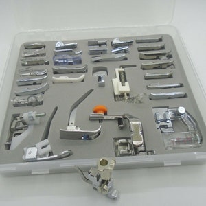 34 Presser Foot Feet For Bernina Old Style 640-2,642-2,644,700,530,810,830,1630