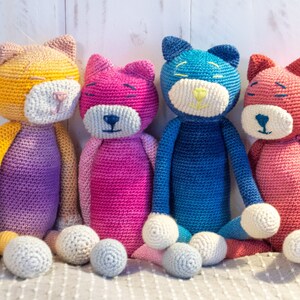 Handgemaakte knuffelkat | Knuffeldier | Amigurumi | haken