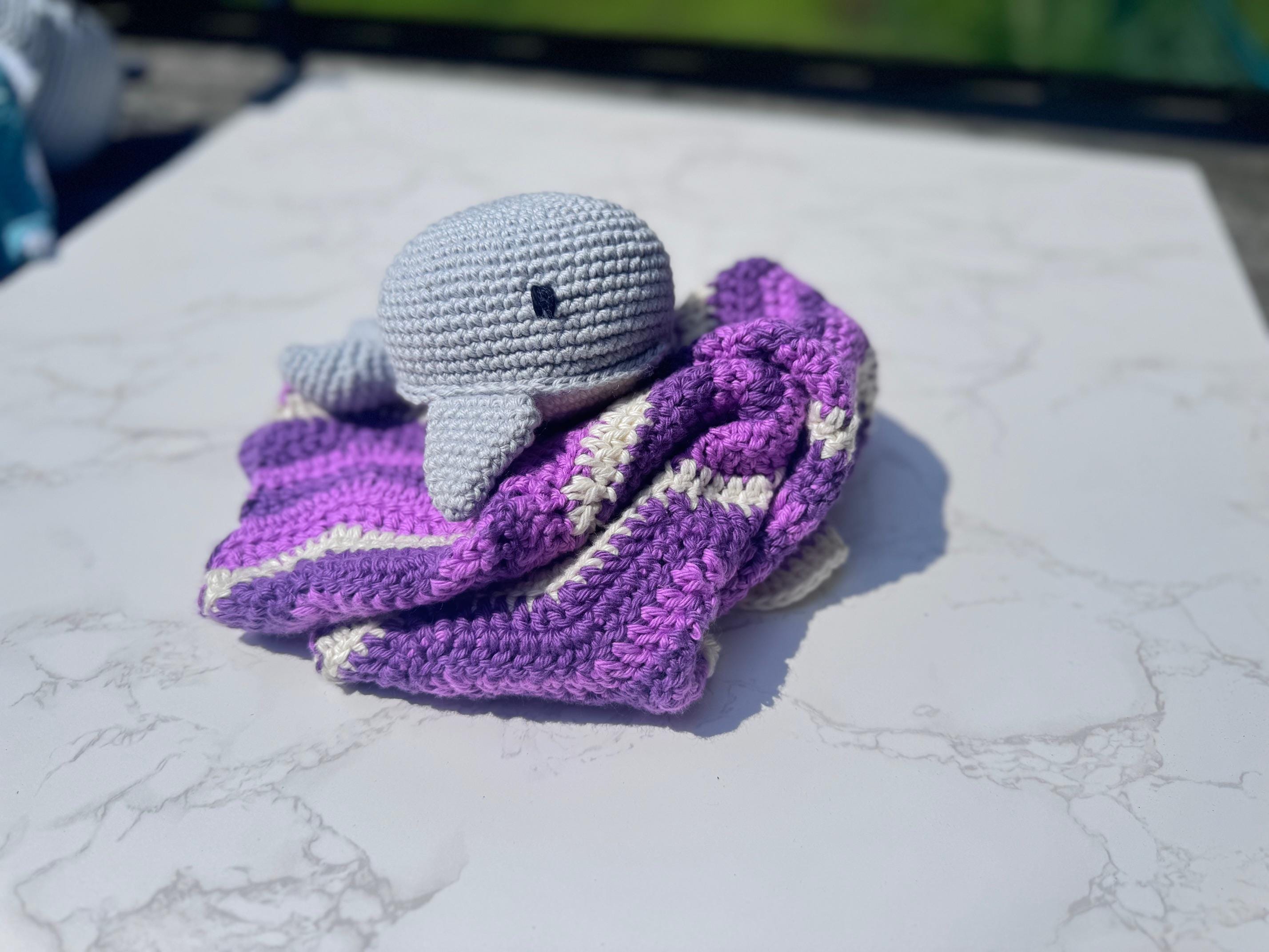 Cute Narwhal Pattern Print Hooded Blanket