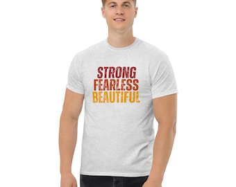 Strong Fearless Beautiful Shirt, Stay Strong shirt, Equality tshirt, Strong woman T-shirt, Motivational t shirt,   Christian Mom Life shirt