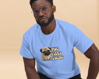Squishy Pug Unisex Jersey Tee: Dog Lover Gift