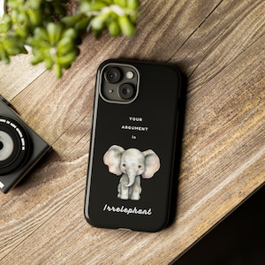 Whimsical Jungle Creatures Phone Case, Playful Animal Phone Cover, Clever Phone Protective Case for iPhone, Samsung Galaxy, Google Pixel