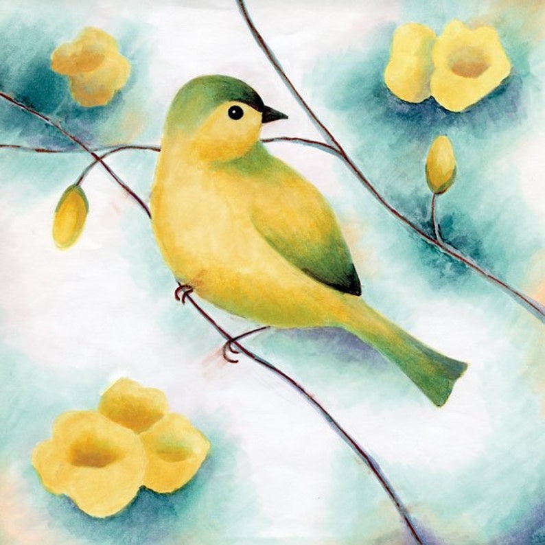 Yellow Warbler Note Card