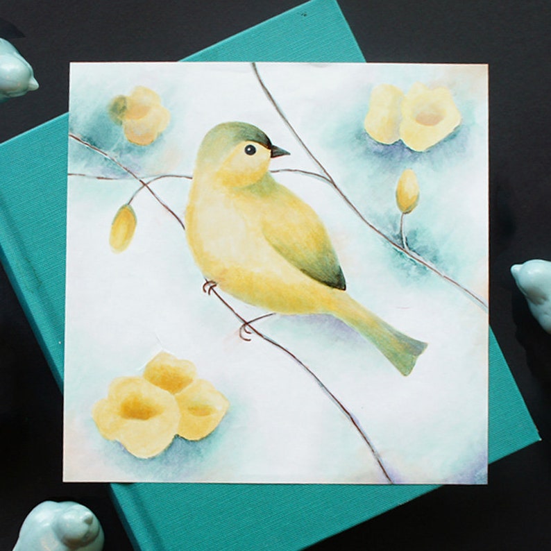Yellow Warbler Note Card