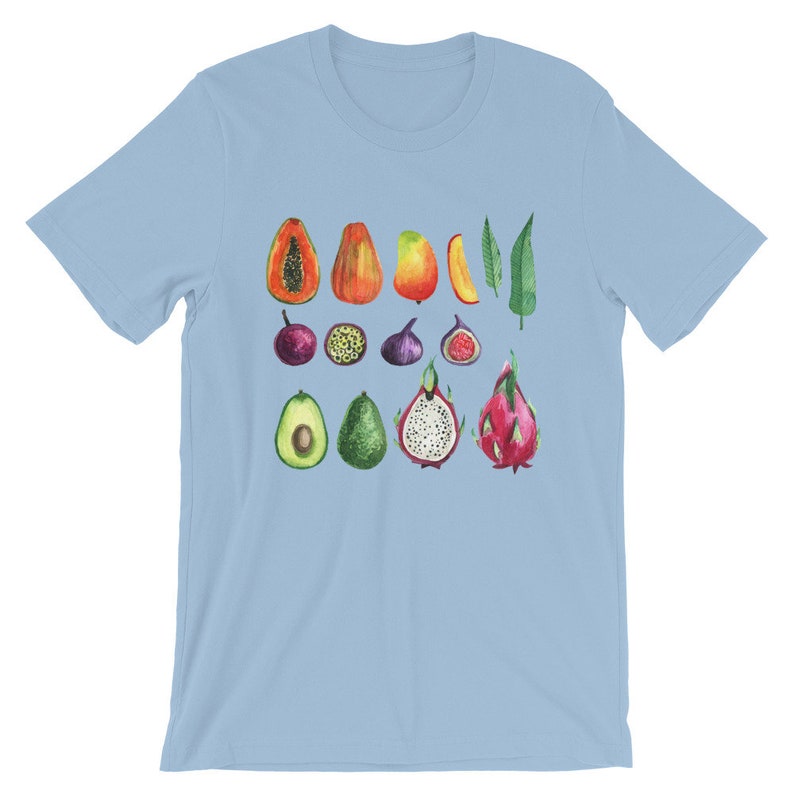 Fruit Shirt Fruit Halves TShirt Summer Fruit Shirt Vegan Etsy
